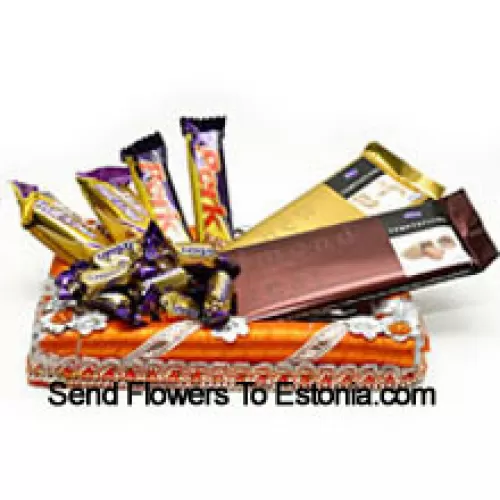 Chocolates variados envueltos para regalo (Este producto debe ir acompañado de flores)